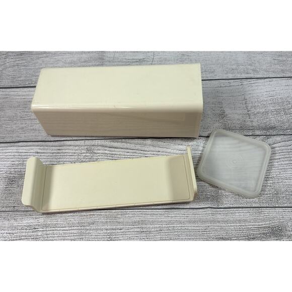 Tupperware Other - Tupperware 3 Pc Velveeta Cheese Keeper w Tray & Lid 1696-3,1697-1,1698-8